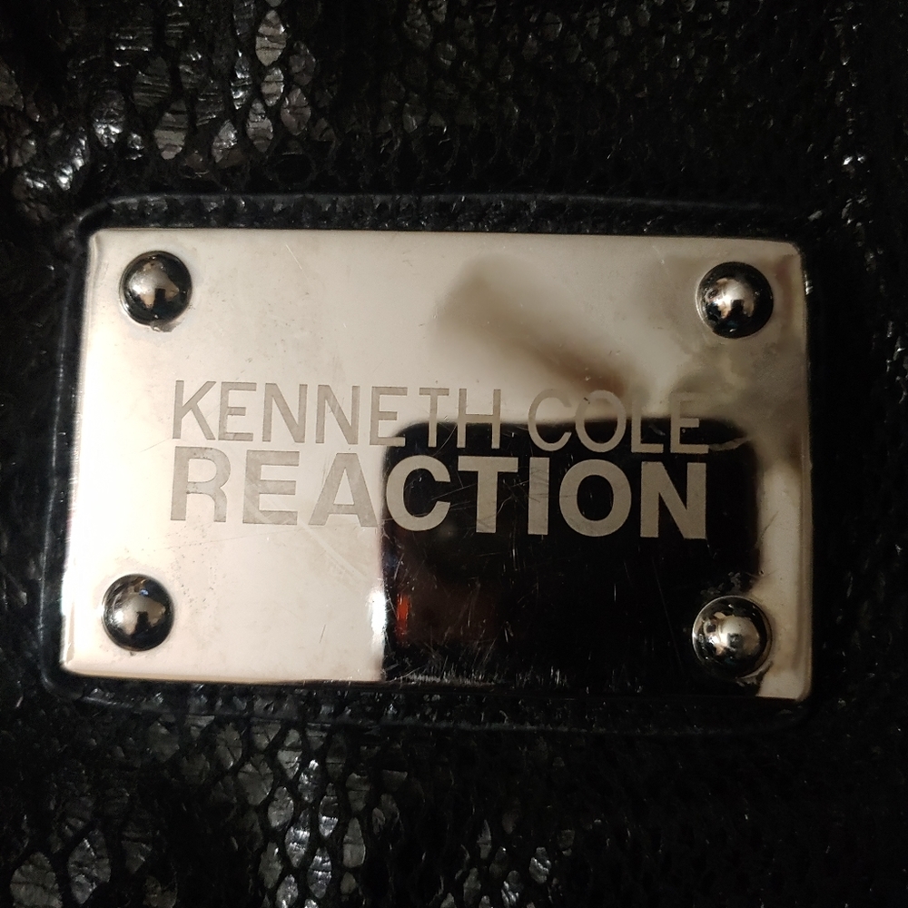 Kenneth Cole leather snake textured tote